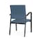 Lesro Newport Guest Chair Metal Frame, Charcoal, MD Titan Upholstery NP1101 - alternate 3